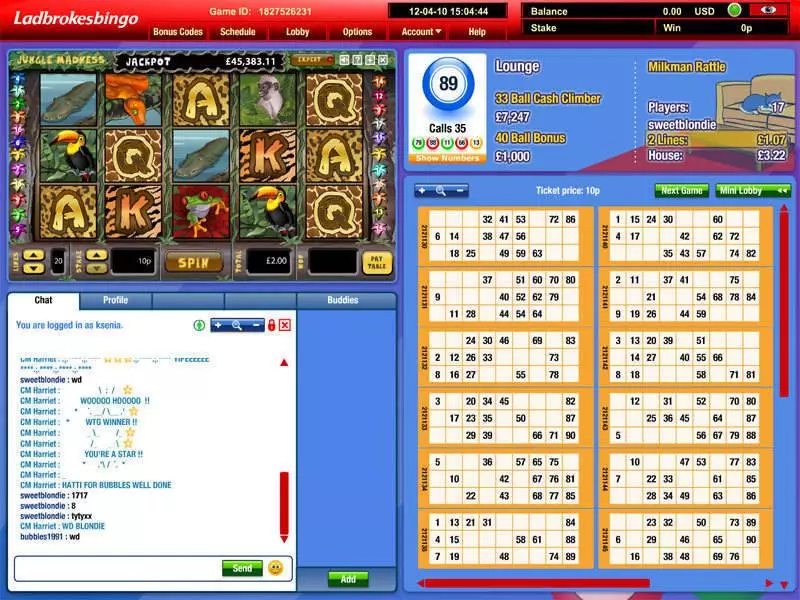 Jungle Madness Mini Free Casino Slot  with, delSecond Screen Game