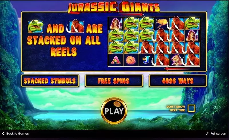 Jurassic Giants Free Casino Slot  with, delFree Spins