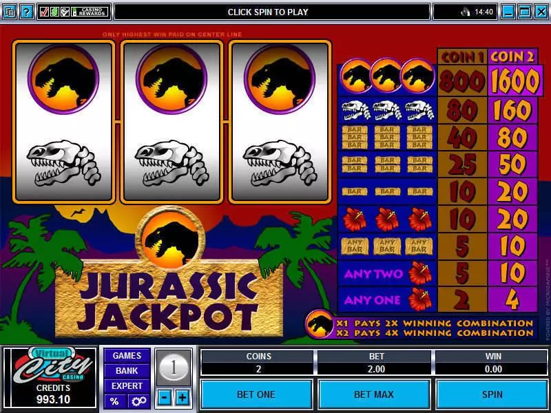 Jurassic Jackpot Free Casino Slot 
