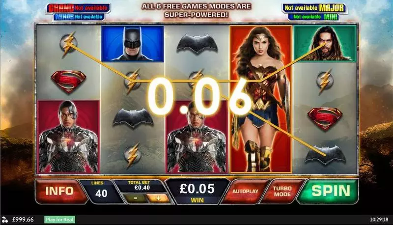 Justice League Free Casino Slot  with, delFree Spins