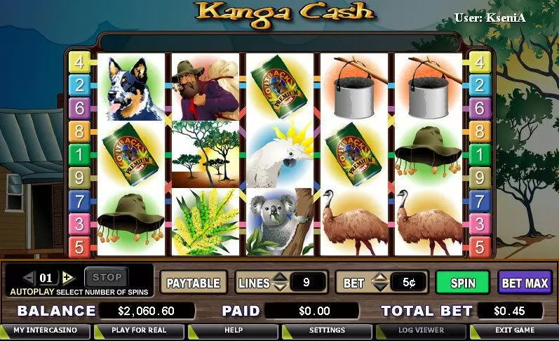 Kanga Cash Free Casino Slot  with, delFree Spins