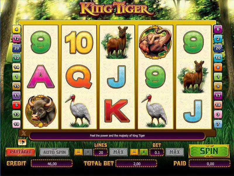 King Tiger Free Casino Slot  with, delFree Spins