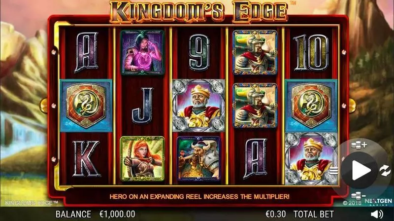 Kingdom's Edge Free Casino Slot  with, delRe-Spin