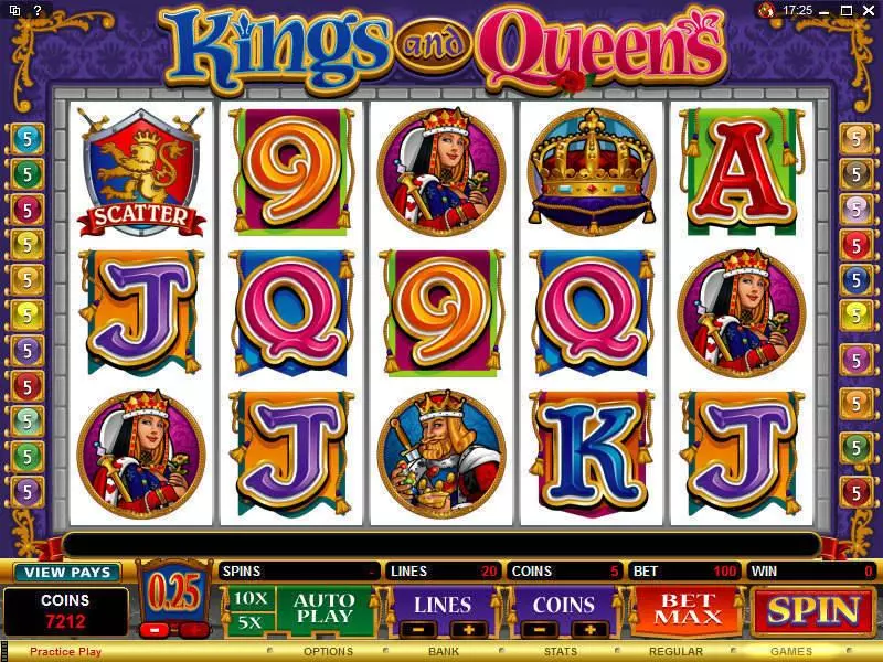 Kings and Queens Free Casino Slot  with, delFree Spins