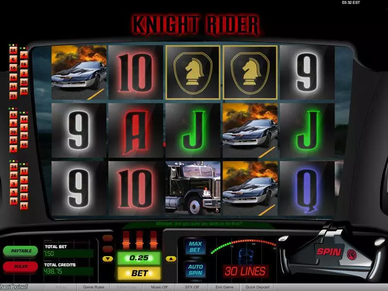 Knight Rider Free Casino Slot  with, delFree Spins