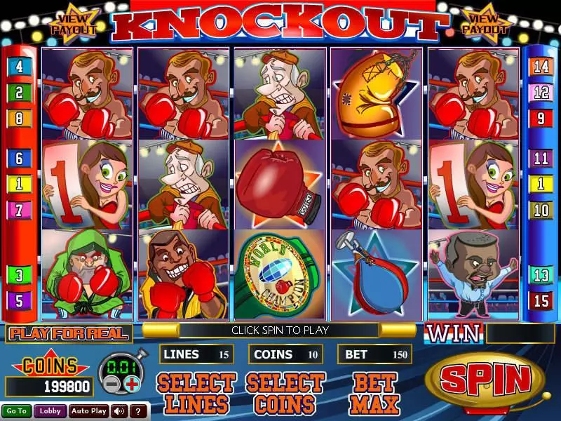 Knockout Free Casino Slot  with, delSecond Screen Game
