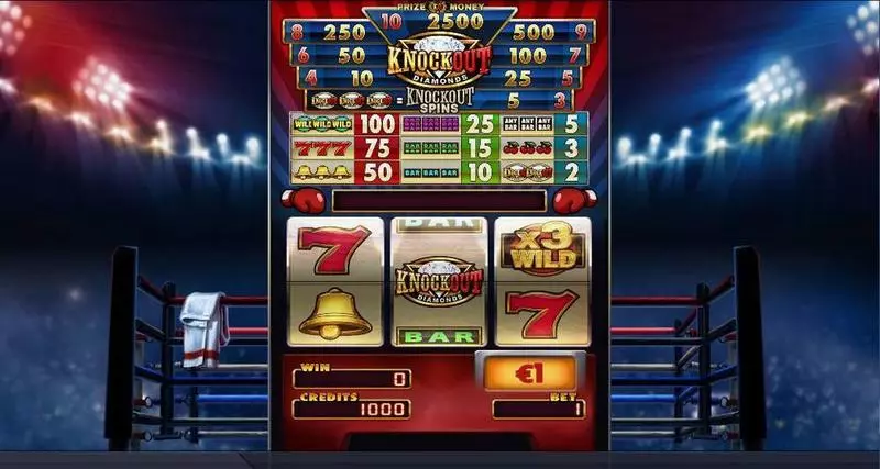 Knockout Diamonds Free Casino Slot  with, delFree Spins