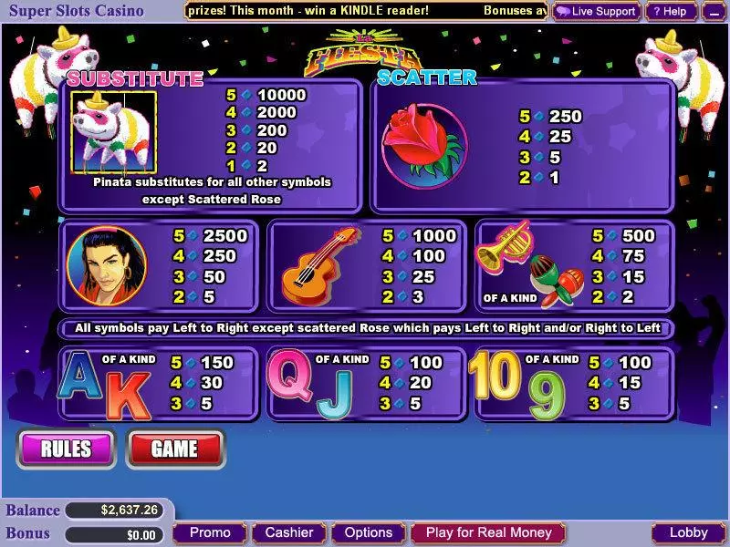 La Fiesta Free Casino Slot  with, delSecond Screen Game