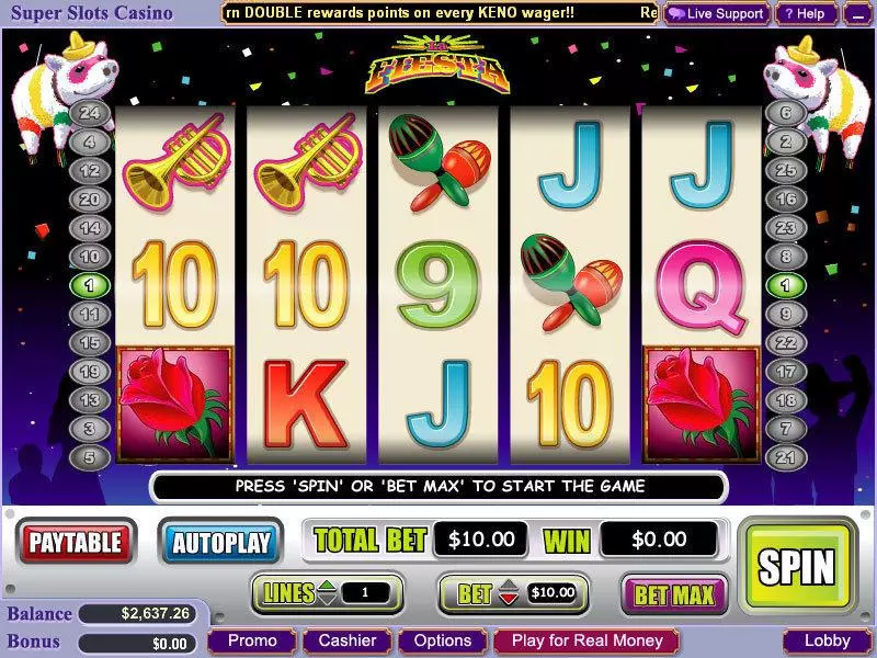 La Fiesta Free Casino Slot  with, delSecond Screen Game