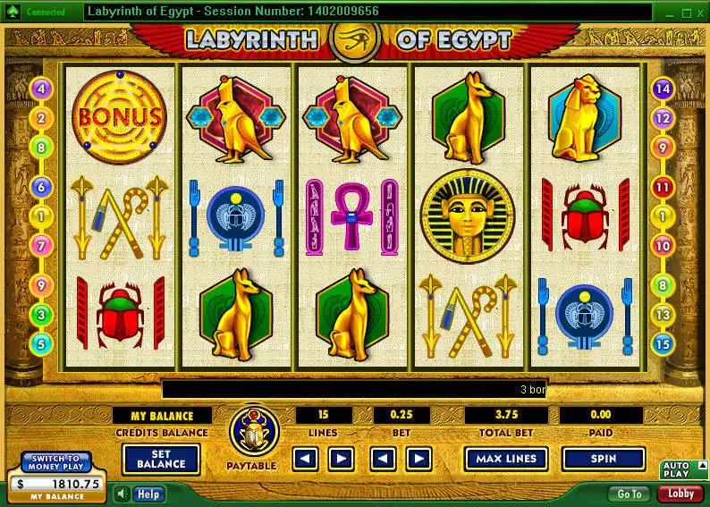 Labyrinth of Egypt Free Casino Slot  with, delFree Spins