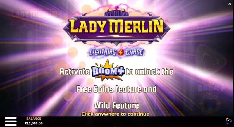 Lady Merlin Lightning Chase Free Casino Slot  with, delFree Spins