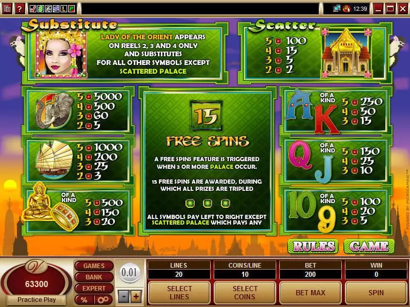 Lady of the Orient Free Casino Slot  with, delFree Spins