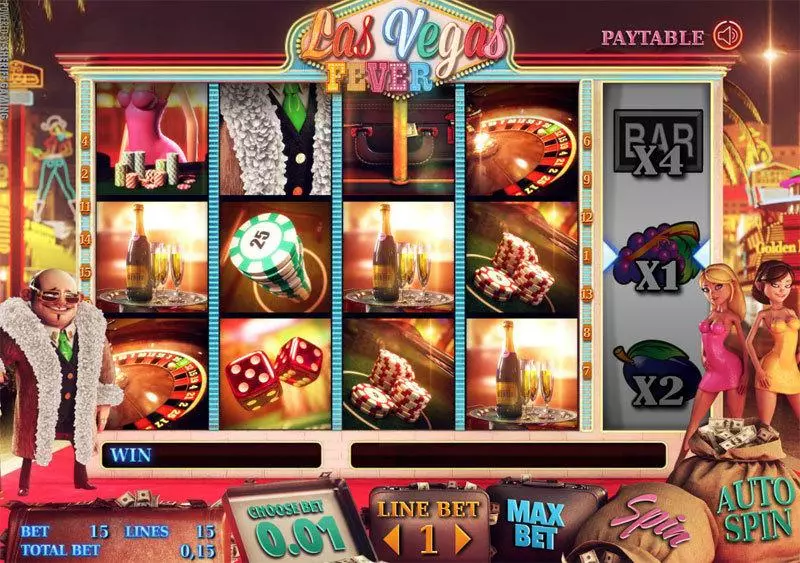 Las Vegas Fever Free Casino Slot  with, delFree Spins