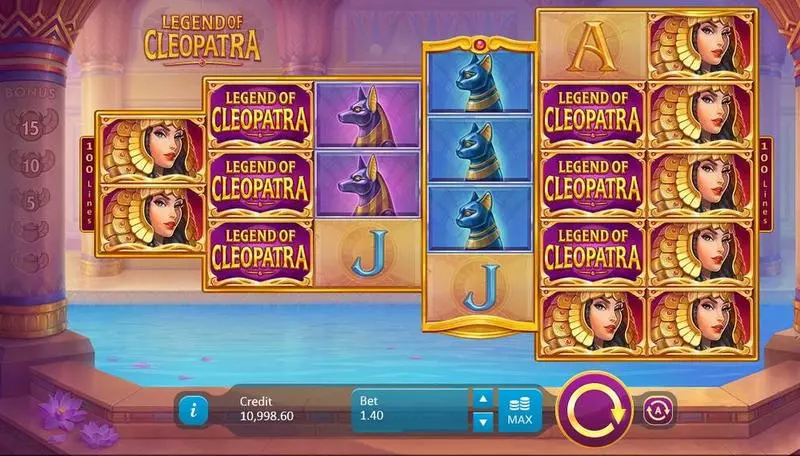 Legend of Cleopatra Free Casino Slot  with, delFree Spins