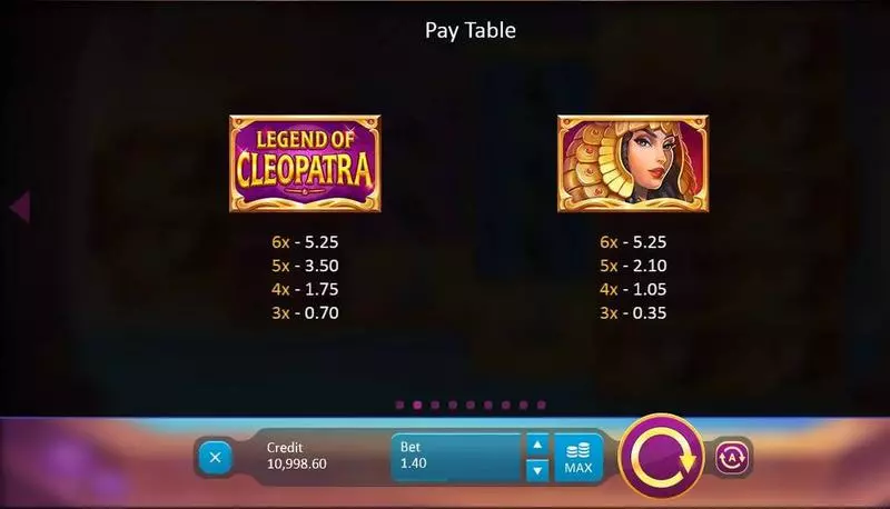 Legend of Cleopatra Free Casino Slot  with, delFree Spins