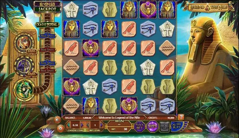 Legend of the Nile Free Casino Slot  with, delFree Spins