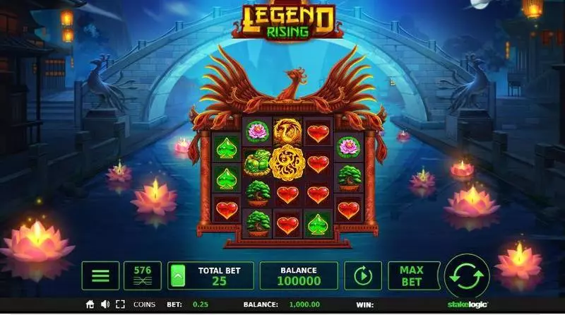 Legend Rising Free Casino Slot  with, delFree Spins