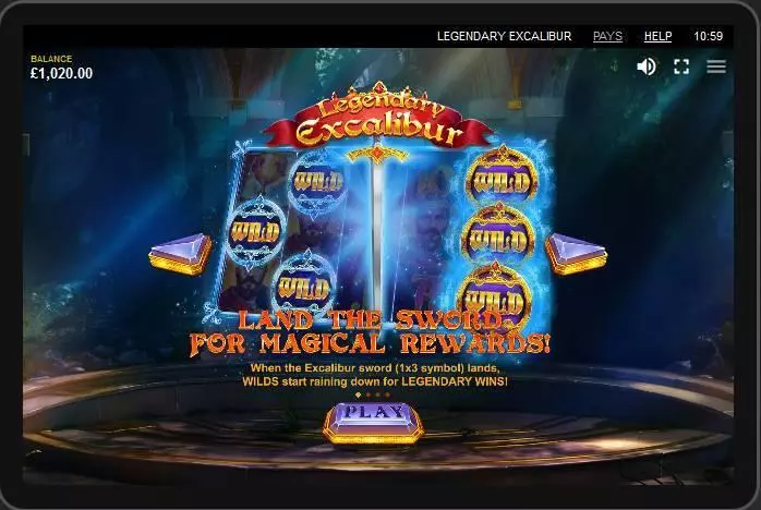 Legendary Excalibur Free Casino Slot  with, delRe-Spin