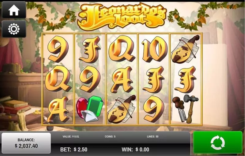 Leonardo's Loot Free Casino Slot  with, delFree Spins