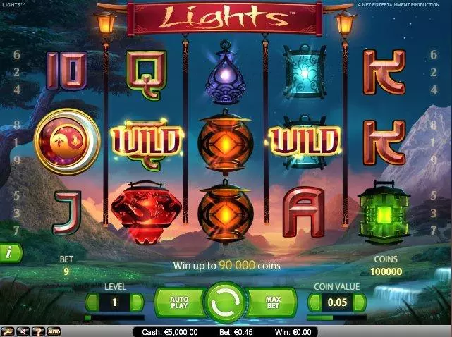 Lights Free Casino Slot  with, delFree Spins