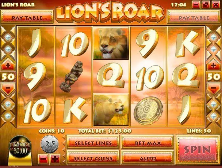 Lion's Roar Free Casino Slot  with, delFree Spins