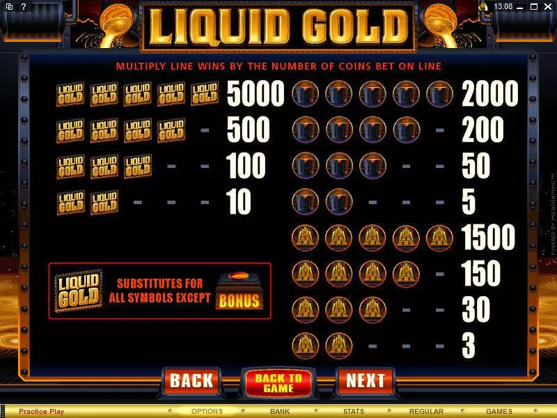 Liquid Gold Free Casino Slot  with, delFree Spins