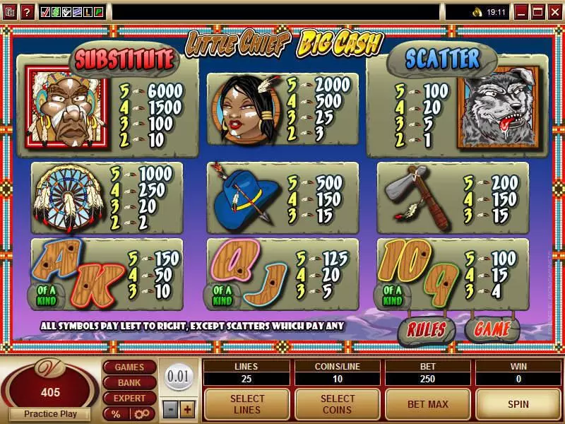 Little Chief Big Cash Free Casino Slot  with, delFree Spins