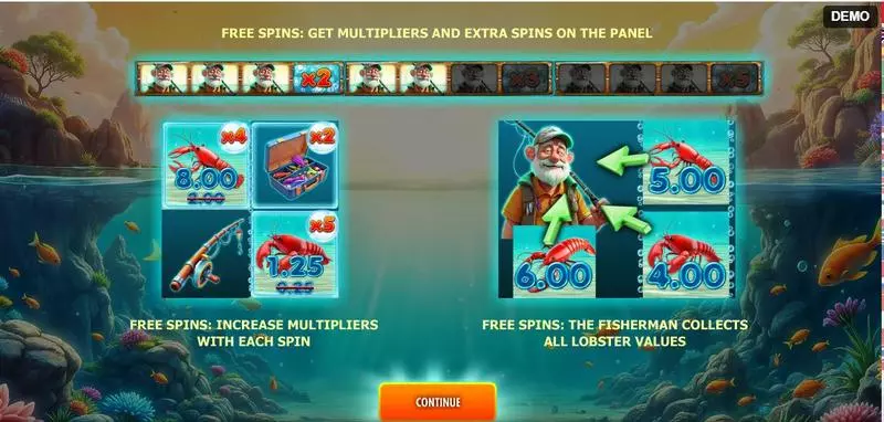 Lobster Splash Free Casino Slot  with, delFree SpinsMultipliers