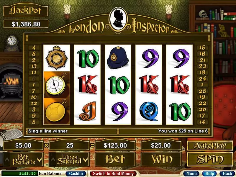 London Inspector Free Casino Slot  with, delFree Spins