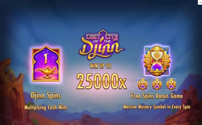 Lost City of the Djinn Free Casino Slot  with, delFree Spins