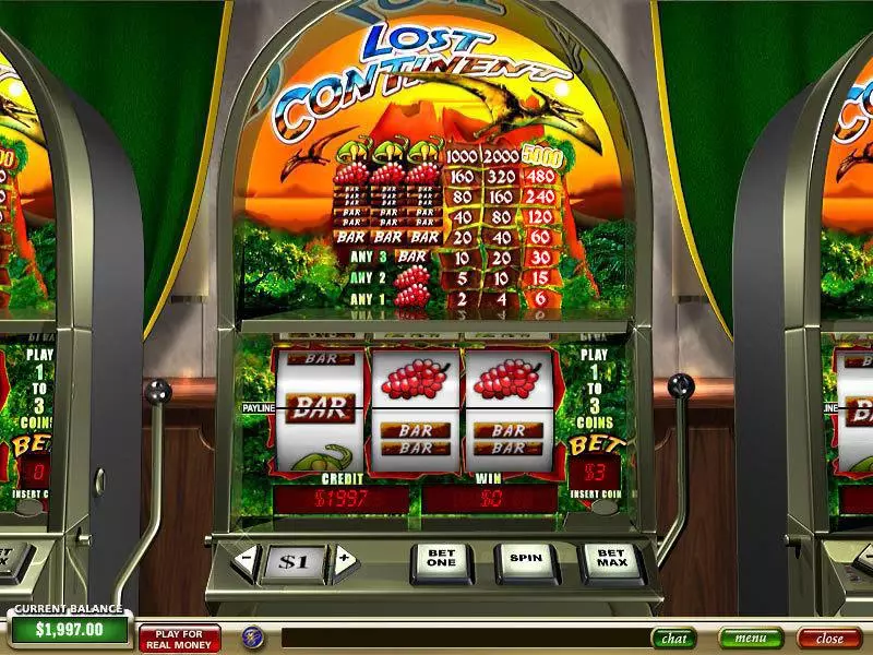 Lost Continent Free Casino Slot 