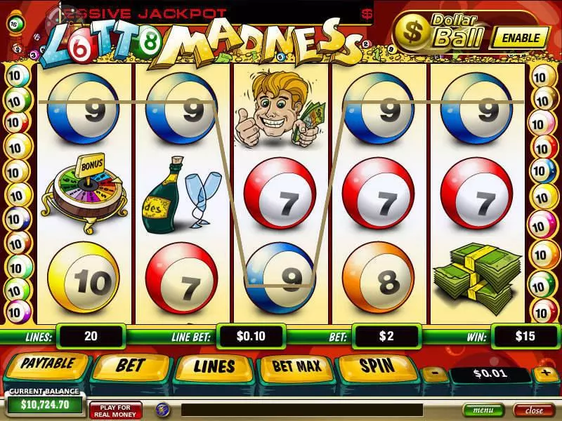 Lotto Madness Free Casino Slot  with, delSecond Screen Game