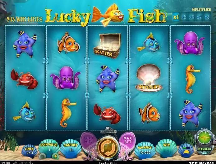Lucky Fish Free Casino Slot  with, delFree Spins