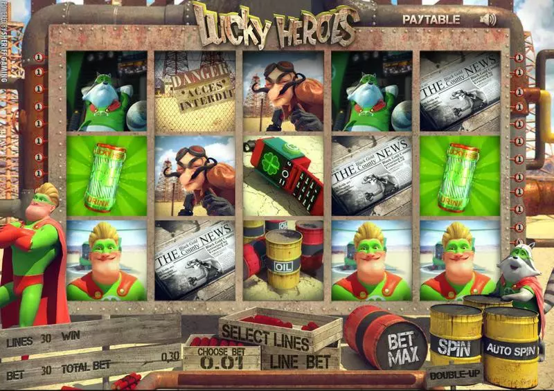Lucky Heroes Free Casino Slot  with, delPick a Box