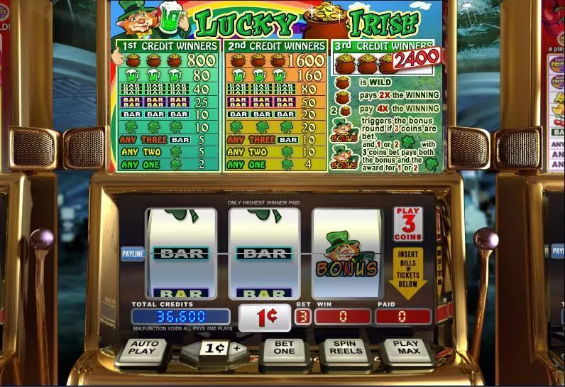Lucky Irish Free Casino Slot  with, delMulti Level