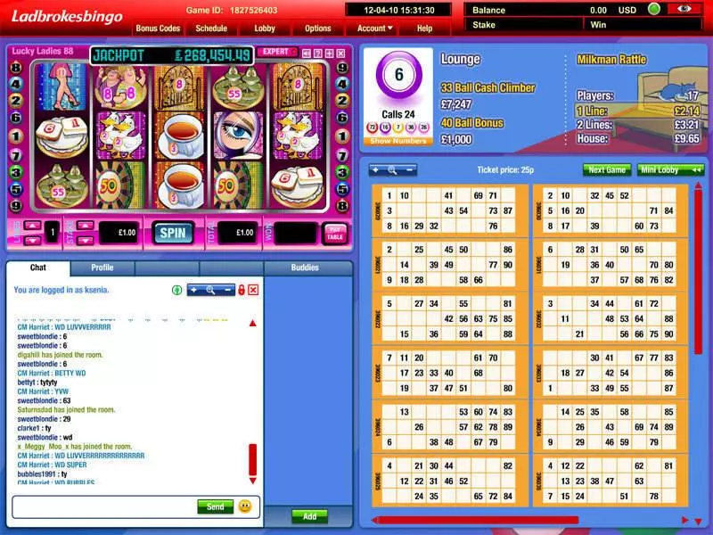 Lucky Ladies 88 Mini Free Casino Slot  with, delSecond Screen Game