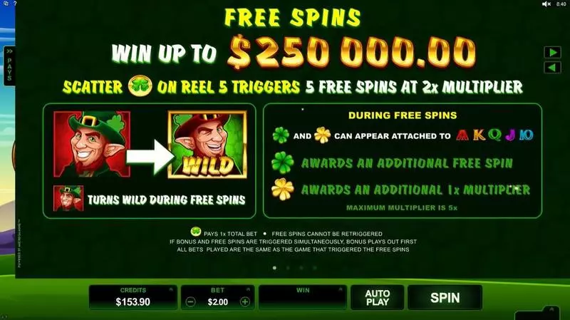 Lucky Leprechaun Free Casino Slot  with, delFree Spins