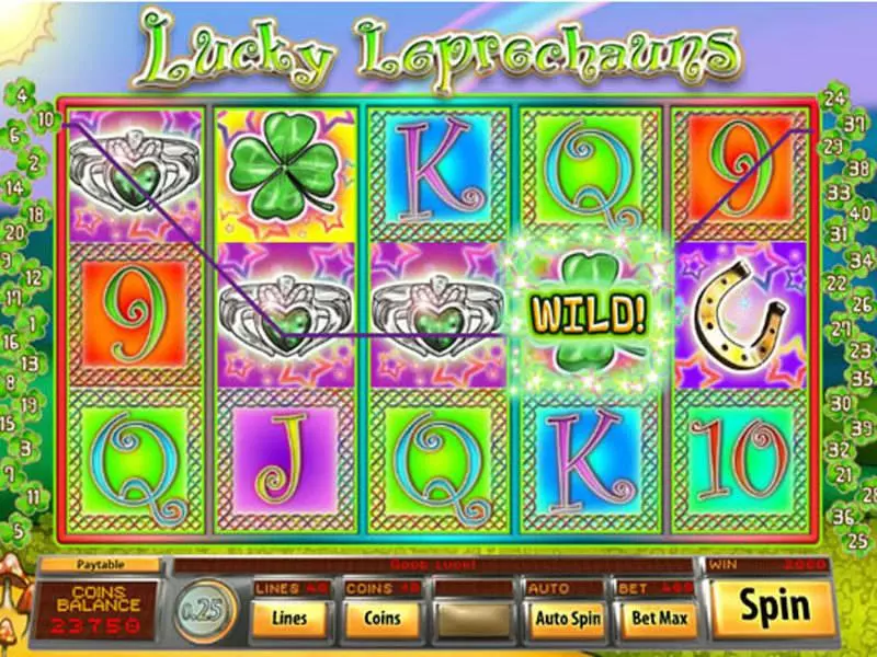 Lucky Leprechauns Free Casino Slot  with, delFree Spins