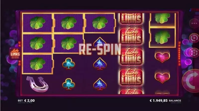 Lucky Links Free Casino Slot  with, delRe-Spin