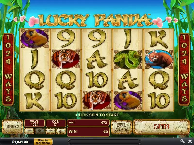 Lucky Panda Free Casino Slot  with, delFree Spins