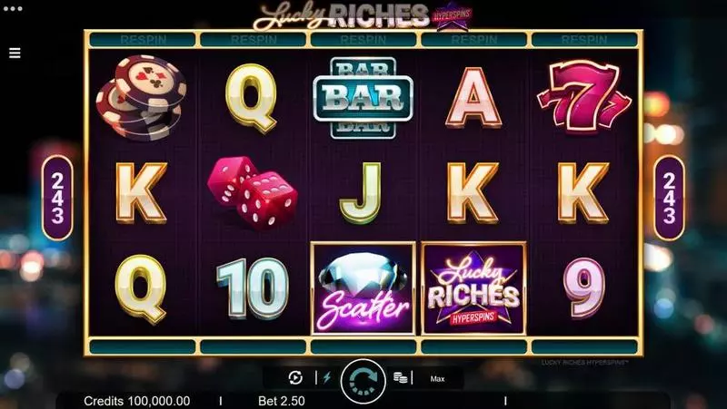 Lucky Riches Free Casino Slot  with, delHyperspins