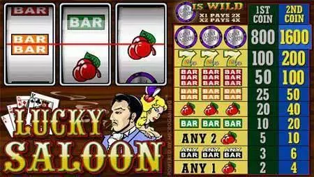 Lucky Saloon Free Casino Slot 