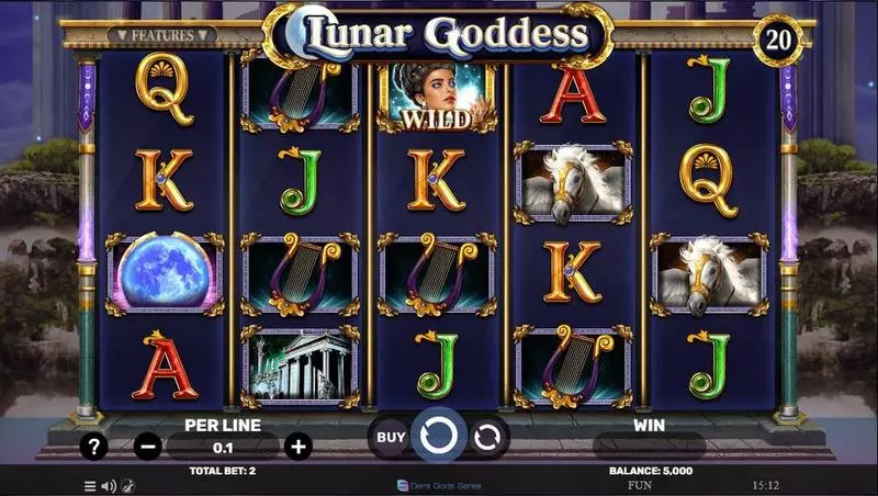 Lunar Goddess Free Casino Slot  with, delRe-Spin