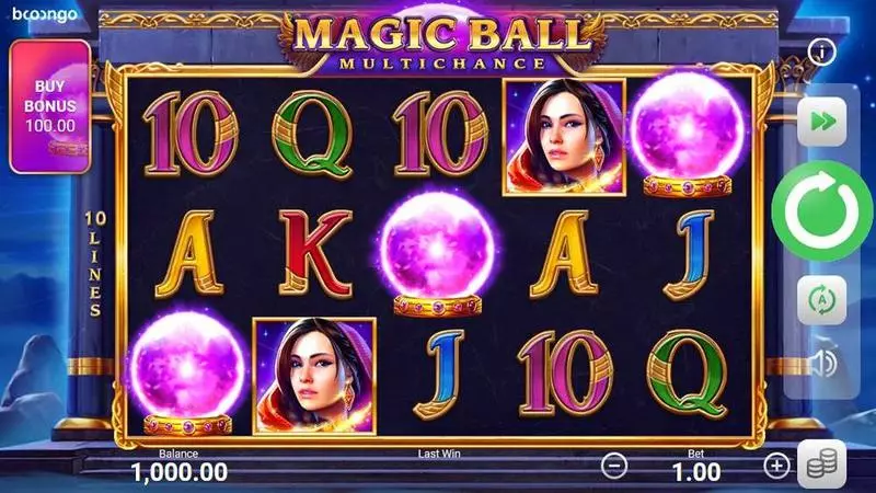 Magic Ball Multichance Free Casino Slot  with, delBuy Feature