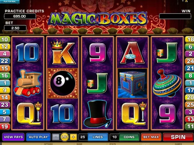 Magic Boxes Free Casino Slot  with, delFree Spins