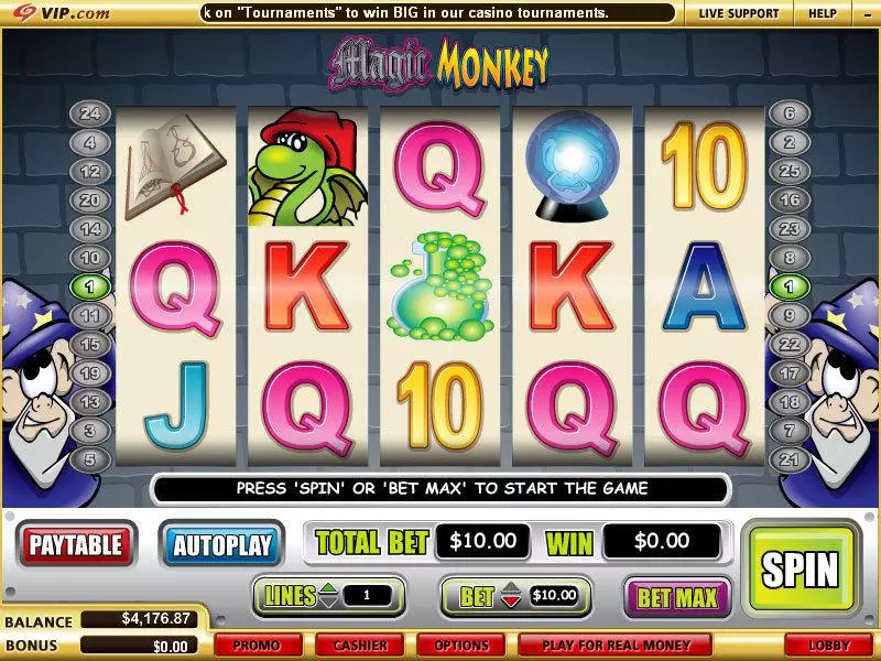 Magic Monkey Free Casino Slot  with, delFree Spins