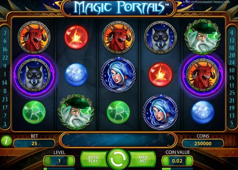 Magic Portals Free Casino Slot  with, delFree Spins
