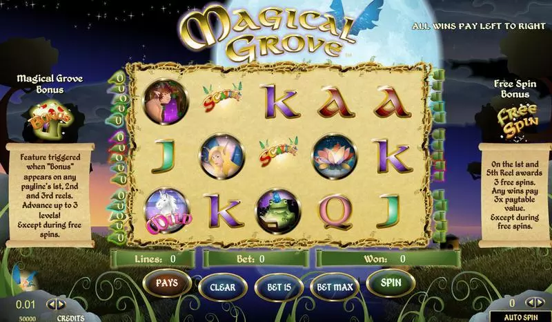 Magical Grove Free Casino Slot  with, delFree Spins