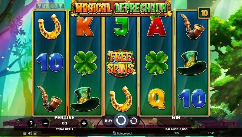 Magical Leprechaun Free Casino Slot  with, delFree Spins