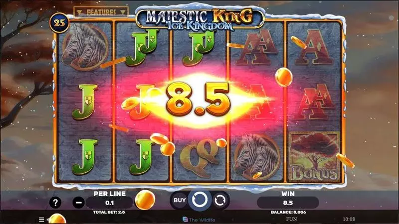 Majestic King- Ice Kingdom Free Casino Slot  with, delFree Spins